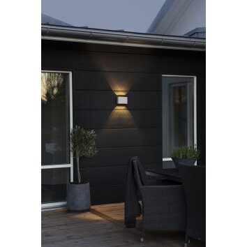 Konstsmide Chieri Buiten muurverlichting LED Wit, 8-lichts