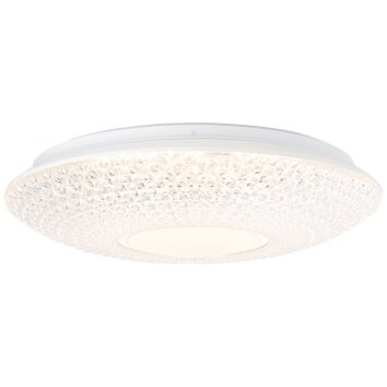 Brilliant Nunya Plafondlamp LED Chroom, Wit, 1-licht