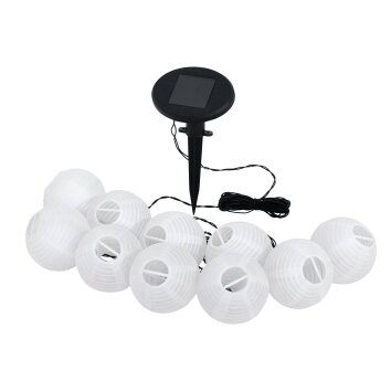 Eglo BALL Solarlamp LED Zwart, 10-lichts