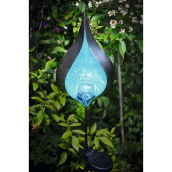 Eglo FLAME Solarlamp LED Zwart, 1-licht