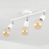 Musland Plafondlamp Chroom, Wit, 3-lichts