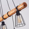 Canedo Hanglamp Bruin, Zwart, 5-lichts