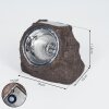 Sameo Solarlamp LED Bruin, 4-lichts