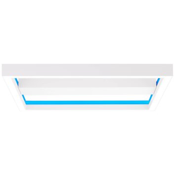 Brilliant Icarus Plafondlamp LED Wit, 1-licht, Afstandsbediening, Kleurwisselaar