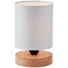 Brilliant Vonnie Tafellamp Hout licht, Zwart, 1-licht