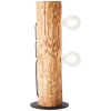 Brilliant Odun Tafellamp Hout licht, Zwart, 2-lichts