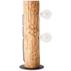 Brilliant Odun Tafellamp Hout licht, Zwart, 2-lichts