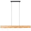 Brilliant Trabo Hanglamp Hout licht, Zwart, 6-lichts