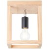 Brilliant Nerea Plafondlamp Hout licht, Zwart, 1-licht