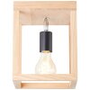 Brilliant Nerea Plafondlamp Hout licht, Zwart, 1-licht