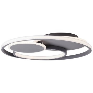 Brilliant Runda Plafondlamp LED Grijs, 1-licht