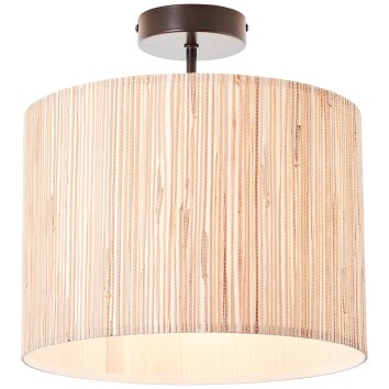 Brilliant Wimea Plafondlamp Zwart, 1-licht