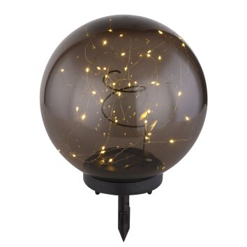 Globo  Solarlamp LED Zwart, 40-lichts