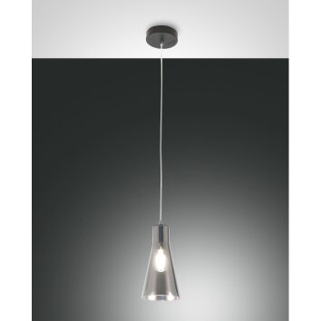 Fabas Luce Dafne Hanglamp Zwart, 1-licht