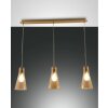 Fabas Luce Dafne Hanglamp Messing, 3-lichts