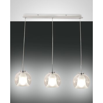 Fabas Luce Bretagna Hanglamp Wit, 3-lichts