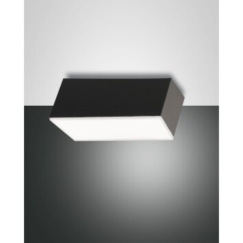 Fabas Luce Lucas Plafondlamp LED Antraciet, 1-licht