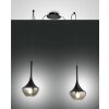 Fabas Luce Apollo Hanglamp Zwart, 2-lichts