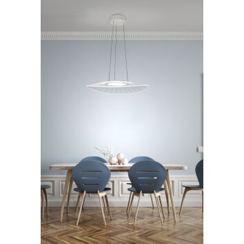 Fabas Luce Vela Hanglamp LED Wit, 1-licht