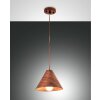 Fabas Luce Esino Hanglamp Hout donker, 1-licht