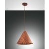 Fabas Luce Esino Hanglamp Hout donker, 1-licht