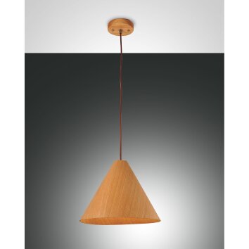 Fabas Luce Esino Hanglamp Hout licht, 1-licht