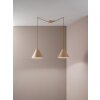 Fabas Luce Esino Hanglamp Hout licht, 2-lichts