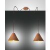 Fabas Luce Esino Hanglamp Hout licht, 2-lichts