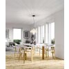 Fabas Luce Diamond Hanglamp Zwart, 1-licht