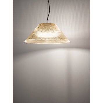 Fabas Luce Salento Hanglamp Zwart, 1-licht