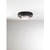 Fabas Luce Brava Plafondlamp Zwart, 1-licht