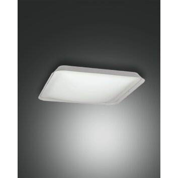 Fabas Luce Hugo Plafondlamp LED Wit, 1-licht