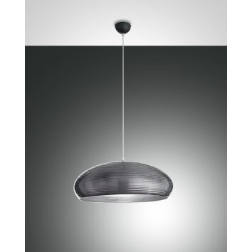 Fabas Luce Lodge Hanglamp Grijs, 1-licht