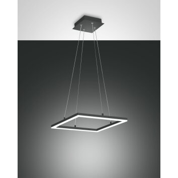 Fabas Luce Bard Hanglamp LED Antraciet, 1-licht