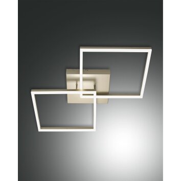 Fabas Luce Bard Plafondlamp LED Goud, 1-licht