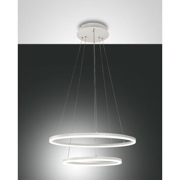 Fabas Luce Giotto Hanglamp LED Wit, 1-licht