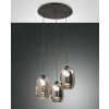 Fabas Luce Infinity Hanglamp Zwart, 3-lichts