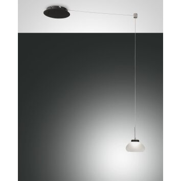 Fabas Luce Arabella Hanglamp LED Zwart, 1-licht