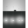 Fabas Luce Arabella Hanglamp LED Zwart, 4-lichts