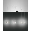 Fabas Luce Arabella Hanglamp LED Zwart, 4-lichts