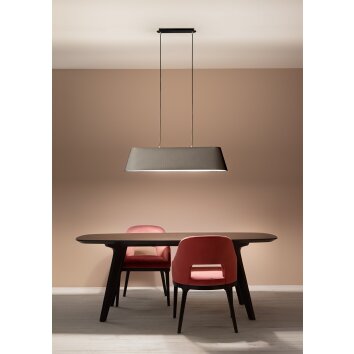 Fabas Luce Allegra Hanglamp Zwart, 2-lichts