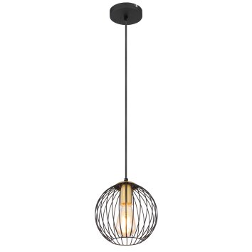 Globo EUSEBIUS Hanger Zwart, 1-licht