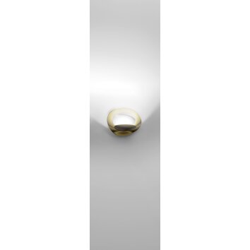 Artemide Pirce Micro Muurlamp LED Goud, 1-licht