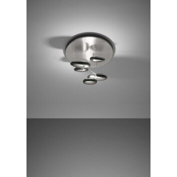 Artemide Mercury Mini Plafondlamp LED Chroom, 1-licht