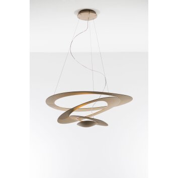 Artemide Pirce Mini Hanglamp LED Goud, 1-licht