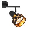 Globo BLANCA Plafondlamp Zwart, 2-lichts