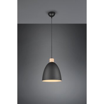 Reality Jagger Hanglamp Zwart, 1-licht