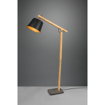 Trio Harris Staande lamp Zwart, 1-licht