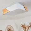 Mjelstad Plafondlamp Bruin, Wit, 2-lichts