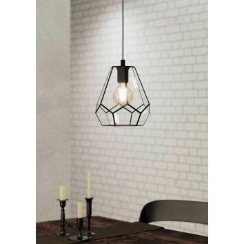 Eglo-Leuchten MARDYKE Hanglamp Zwart, 1-licht